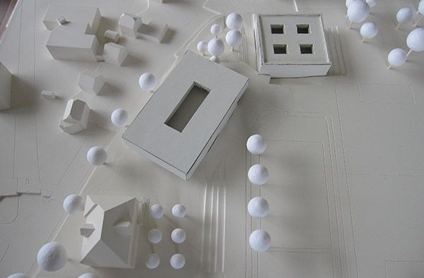 Collaboration avec bureau architecture (VD) maquette pour concours architecture 2011
